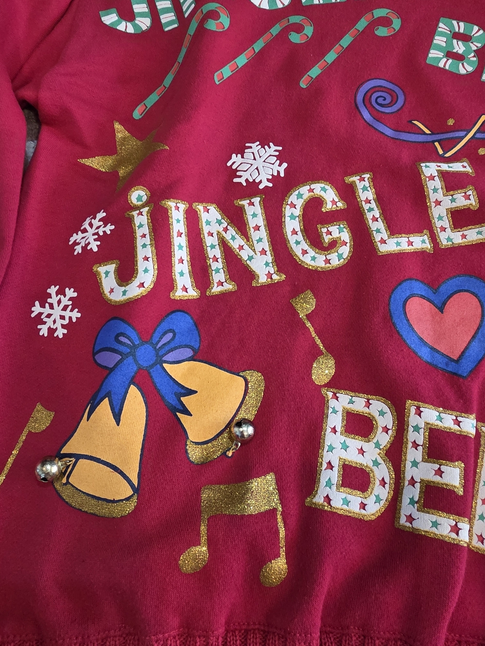 Festive Women's Ugly Christmas Sweater With Bells